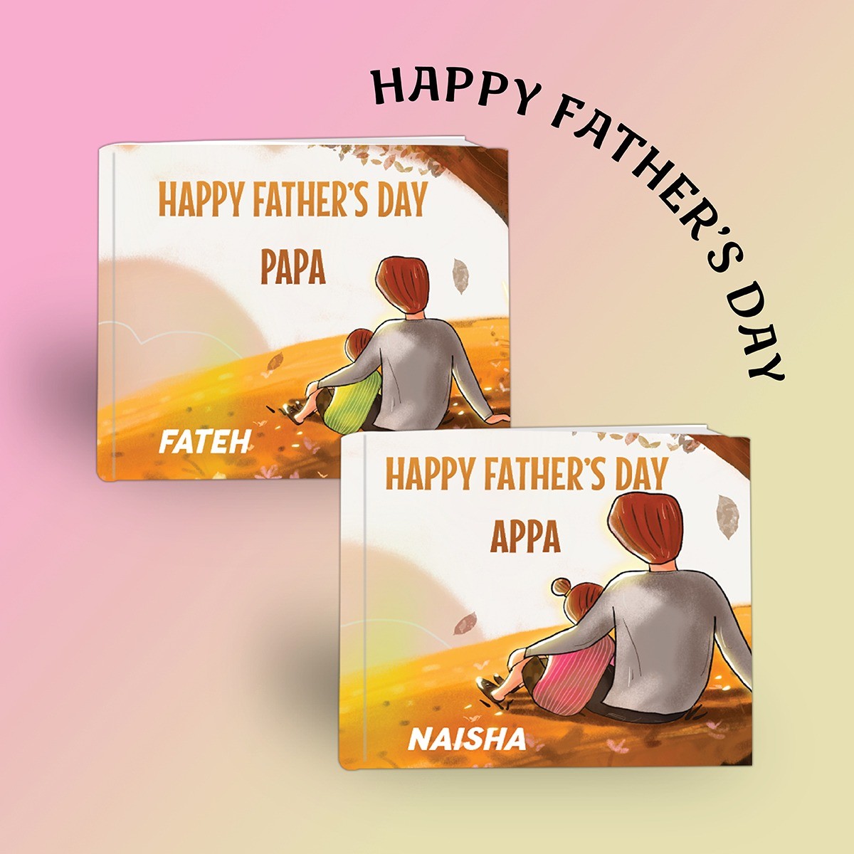 "I Love You Dad" Children's Book - Upto 2 Children