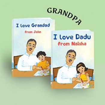 "I Love Grandpa" Personalized Book