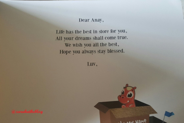 oh my name book dedication
